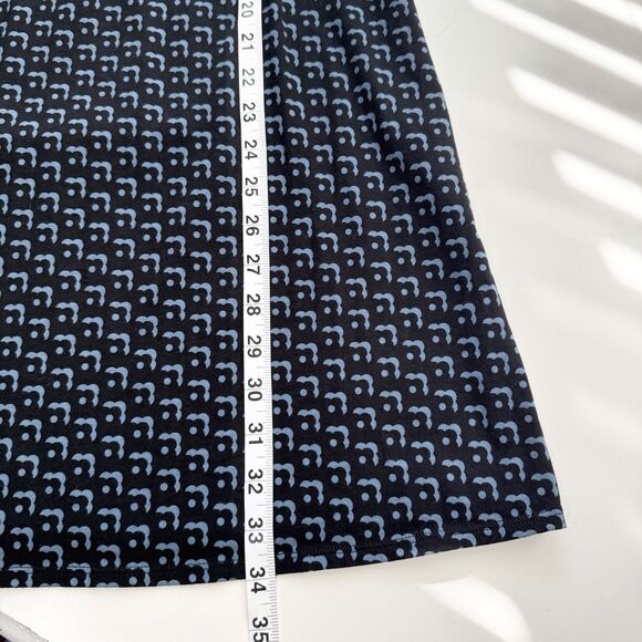 Orla Kiely Black and Blue Patterned Dress - Picture 9 of 10